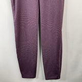 Size 10-12: REI Purple Striped Base Layer Pants