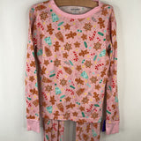 Size 10: Old Navy Pink Holiday Cookies 2pc PJs