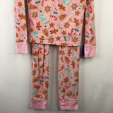 Size 10: Old Navy Pink Holiday Cookies 2pc PJs