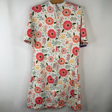 Size M: Sleeping Baby White Pink Floral Sleepsack