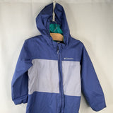 Size 4: Columbia Blue Fleece Lined Rain Suit