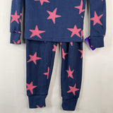 Size 5: Saint Eve Blue Pink Stars 2pc PJs