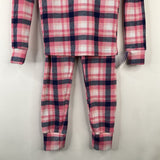 Size 5: Saint Eve Blue Pink Plaid 2pc PJs