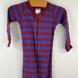 Size 18-24m (80): Hanna Andersson Blue Red Striped 1pc PJs