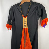 Size 8: Black White Witch Dress