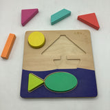 Lovevery Wooden Double Sided Sunny Day Puzzle