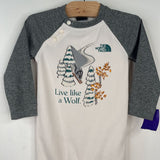 Size 12-18m: The North Face White Grey Waffle Textured Romper