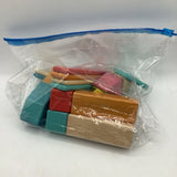 Tegu Wooden Magnetic Assorted 19 Building Blocks