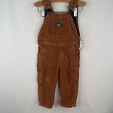 Size 2: Oshkosh Brown Lined Overalls