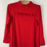 Size 5 (110): Hanna Andersson Red Long Sleeve Dress