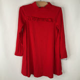 Size 5 (110): Hanna Andersson Red Long Sleeve Dress
