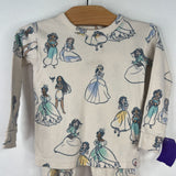 Size 2: Gap Creme Disney Princess 2pc PJs