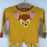 Size 12-18m: Disney Yellow Bambi 2pc PJs
