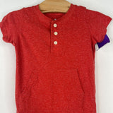 Size 12-18m: Primary Red Shorty Romper