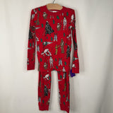 Size 6-7 (120): Hanna Andersson Red Star Wars Holiday 2pc Pjs