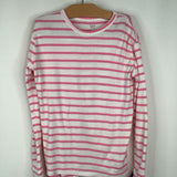 Size 14: Gap Pink White Striped 2pc PJs