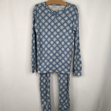 Size 12: Gap Blue White Snowflakes 2pc PJs