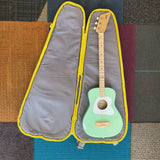 Loog Blue Acoustic Guitar, Strap + Case