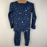 Size 4 (100): Hanna Andersson Blue Space 2pc PJs