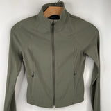 Size 14-16: Athleta Olive Green Zip-Up Jacket