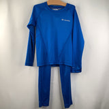 Size 8: Columbia Blue 2pc Base Layer Set