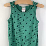 Size 18-24m (80): Hanna Andersson Green Trees Cozy Tank Romper