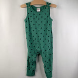 Size 18-24m (80): Hanna Andersson Green Trees Cozy Tank Romper