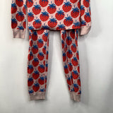 Size 10 (140): Hanna Andersson Pink Strawberries 2pc PJs