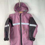 Size 2-3: Grey Pink Rain Suit -REDUCED