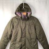 Size 14-16: The North Face Olive Green Down Winter Coat