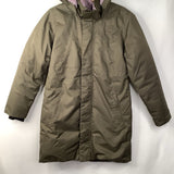 Size 14-16: The North Face Olive Green Down Winter Coat