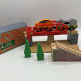 Melissa & Doug Wooden Swivel Bridge Train Set as-is (Retails $93)