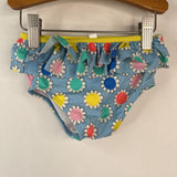 Size 12-18m: Baby Boden Blue Rainbow Daisy 2pc Swimsuit