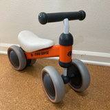 YGJT White/Orange Mini Balance Bike