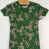 Size 12-18m (75): Hanna Andersson Green Zebra 1pc Shorty PJs