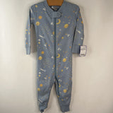 Size 12-18m (75): Hanna Andersson Blue Stars 1pc PJs
