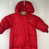 Size 3-6m: Columbia Red Puffy Down Bunting