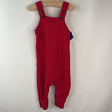 Size 6-12m (70): Hanna Andersson Red Knitted Overalls