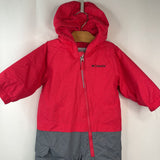 Size 6-12m: Columbia Pink Grey Snow Suit