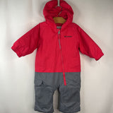 Size 6-12m: Columbia Pink Grey Snow Suit