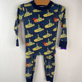 Size 3 (90): Hanna Andersson Blue Yellow Submarines 2pc PJs