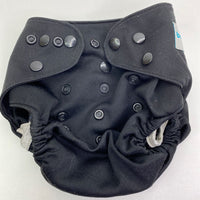 BabyGoal Black Multi-Snap Diaper Cover