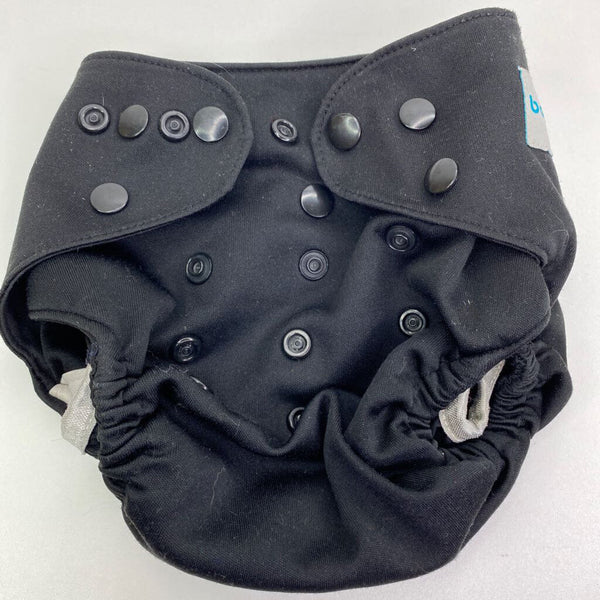 BabyGoal Black Multi-Snap Diaper Cover