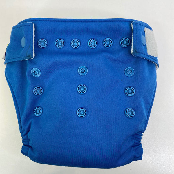 O.N.E (by GroVia) Blue Multi-Snap Reusable Diaper W/Inserts