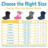 Size 7: Jan & Jul GREY Birch Toasty-Dry Lite Winter Rain Boots NEW