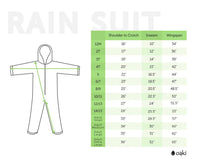 Size 6/7: Oaki Classic Green Trail 1pc Rain Suit NEW