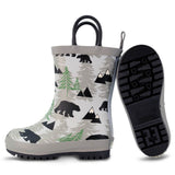 Size 7.5: Jan & Jul BEAR Puddle Dry Loop Handle Rain Boots NEW