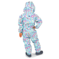 Size 2: Jan & Jul ENCHANTED Cozy Dry Waterproof Fleece Lined Zip Up Rain Suit NEW