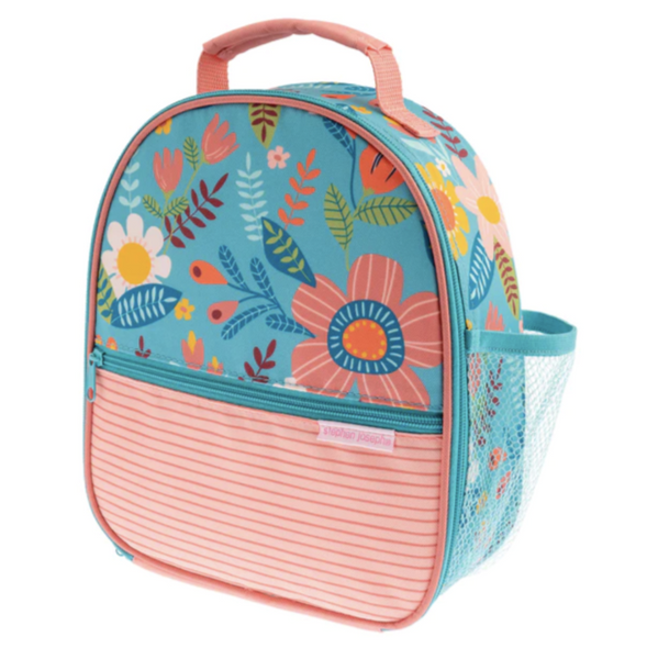Stephen Joseph All Over Print Lunchbox - TURQUOISE FLORAL NEW
