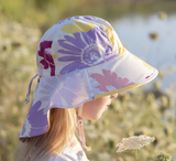 Size XL (5-12): Jan & Jul Cotton Adventure Hat - Daisy